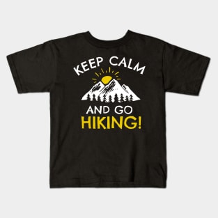 Keep Calm and go Hiking Kids T-Shirt